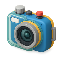 Underwater camera emoji