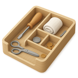 Drawer organizer emoji